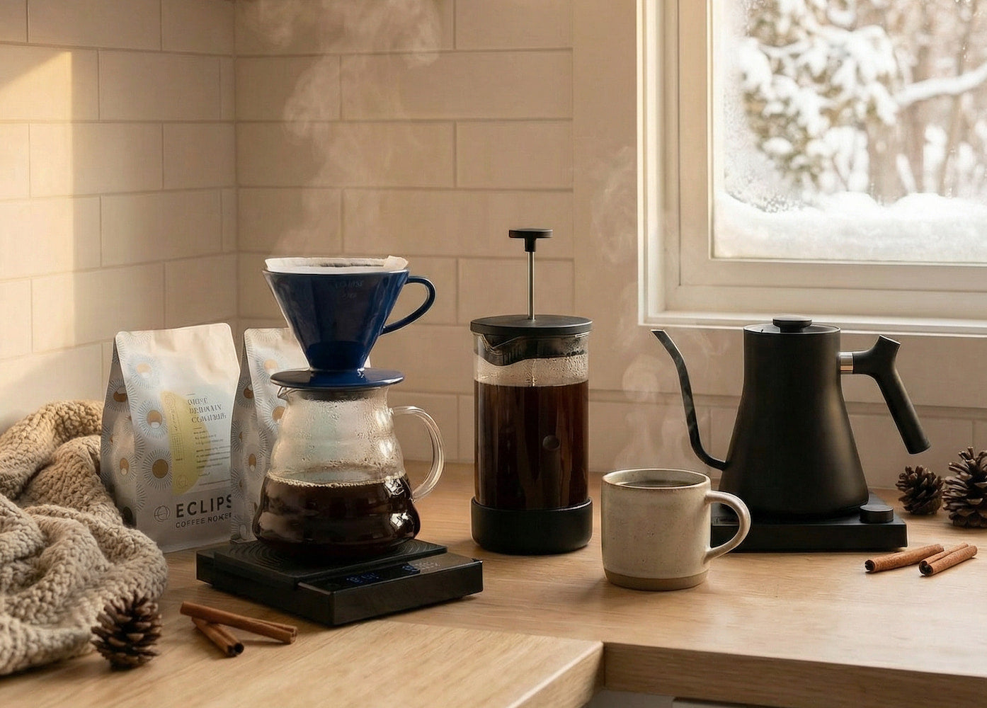 How to Brew Better Coffee at Home: Eclipse’s January Coffee Rituals