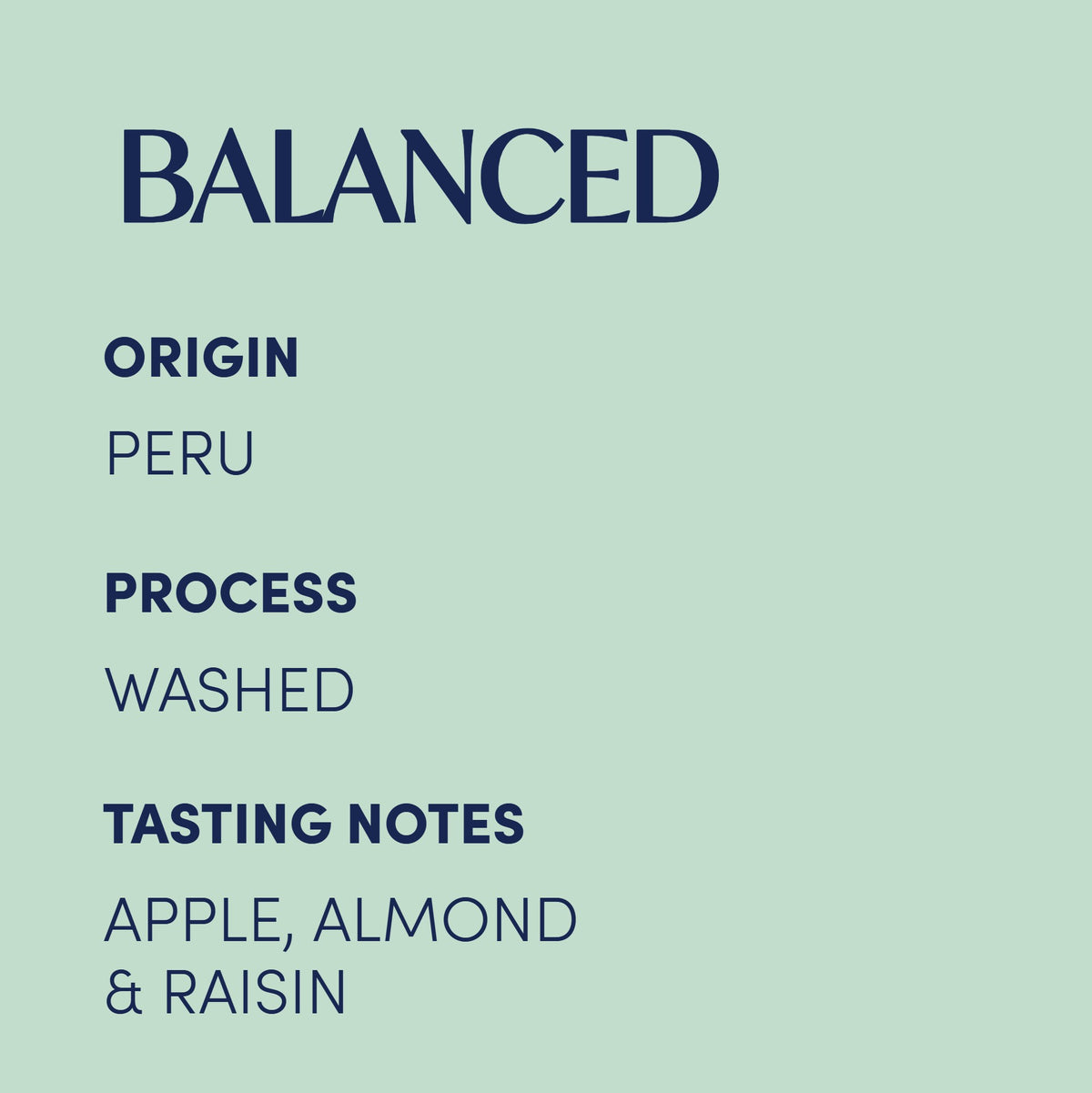 Los Aladinos Peru roasted coffee beans description